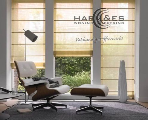 Harm & Es woningstoffering Heerhugowaard - Woningstoffering, Heerhugowaard, Vloeren, Karpetten vloeren, Laminaat vloeren, Marmoleum vloeren, Ondervloer vloeren, PVC vloeren, Tapijt vloeren, Vinyl vloeren, Raambekleding, Duette’s, Duo-rolgordijnen, Houten jaloezieën, Jaloezieën, Lamellen, Paneelgordijn, Plissé, Rolgordijnen, Vouwgordijnen, Vitrage’s, Inbetweens, Gordijnen, Vouwgordijnen, Trapbekleding, Insectenwering, Hordeuren, Inklemhorren, Raamhorren, Trapbekleding, Trap PVC, Open trap, Dichte trap,